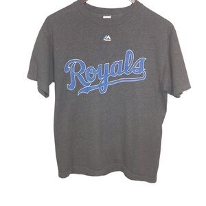 Majestic Kansas City Royals Grey T-Shirt